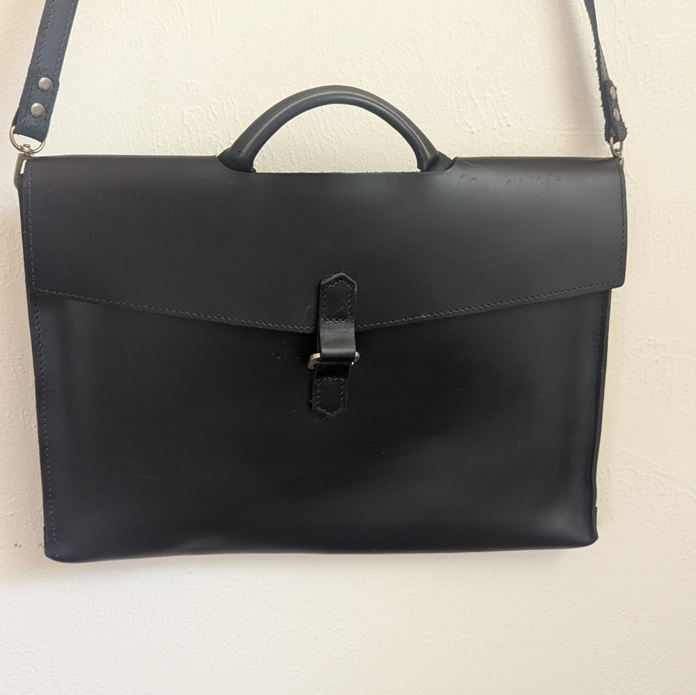 Rustico Diplomat Cowhide Leather Messenger Bag
